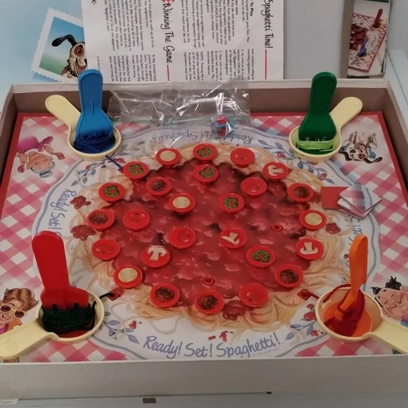 Vintage 1989 Ready! Set! Spaghetti Board Game - Picture 3 of 15